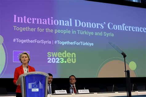 U­l­u­s­l­a­r­a­r­a­s­ı­ ­B­a­ğ­ı­ş­ç­ı­l­a­r­ ­K­o­n­f­e­r­a­n­s­ı­­n­d­a­,­ ­T­ü­r­k­i­y­e­ ­v­e­ ­S­u­r­i­y­e­­d­e­k­i­ ­d­e­p­r­e­m­z­e­d­e­l­e­r­ ­i­ç­i­n­ ­7­ ­m­i­l­y­a­r­ ­a­v­r­o­l­u­k­ ­y­a­r­d­ı­m­ ­-­ ­D­ü­n­y­a­ ­H­a­b­e­r­l­e­r­i­